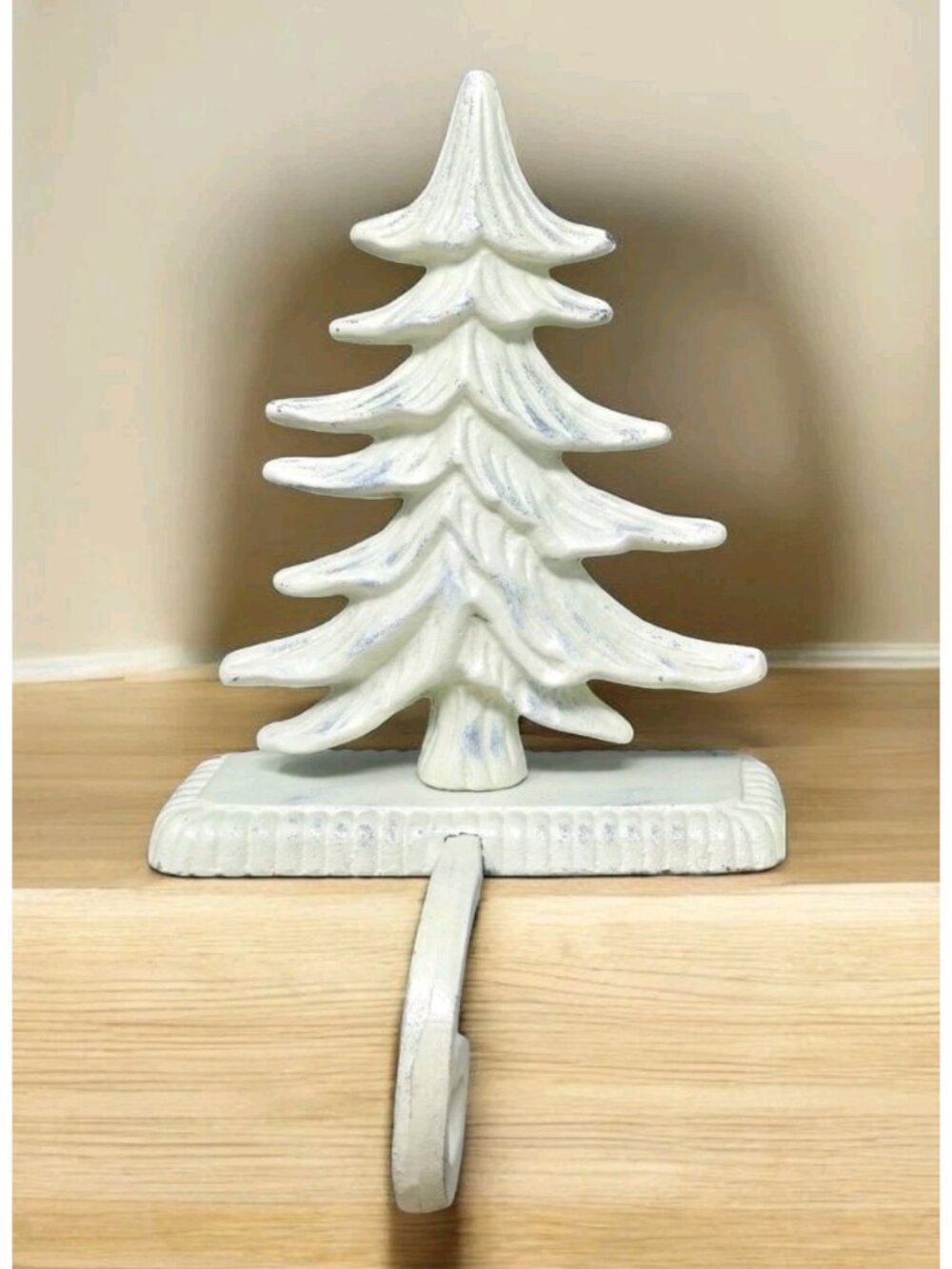 Vtg Christmas Tree Mantel Hook Stocking Holder Hanger Super Giant Heavy 4 lbs!